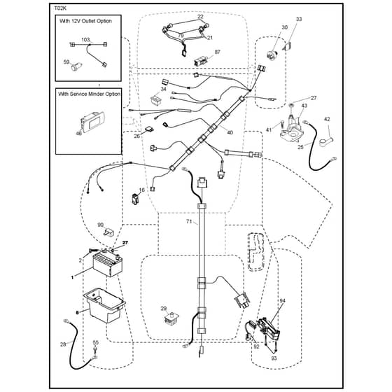 McCulloch M11577 - 96041012101 - 2010-03 - Electrical Parts Diagram