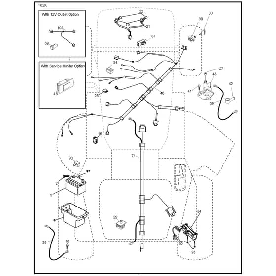 McCulloch M11577H - 96041021501 - 2011-08 - Electrical Parts Diagram