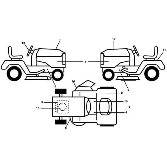 McCulloch M11577HRB - 96041012401 - 2010-03 - Decals Parts Diagram
