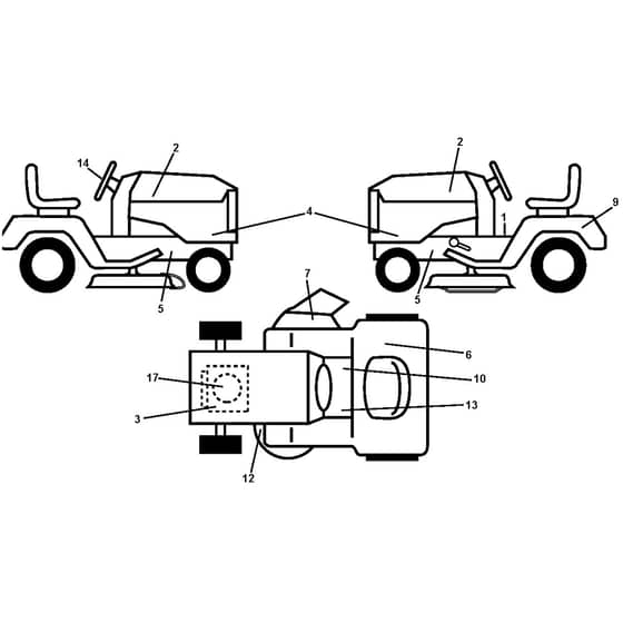 McCulloch M11577HRB - 96051001202 - 2011-03 - Decals Parts Diagram