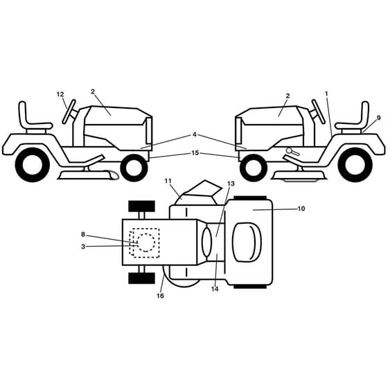 McCulloch M11577RB - 96051001100 - 2010-10 - Decals Parts Diagram
