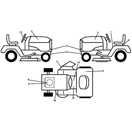 McCulloch M11577RB - 96051001102 - 2011-02 - Decals Parts Diagram