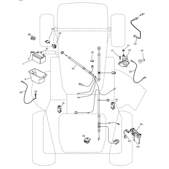 McCulloch M11597 - 96011023407 - 2010-07 - Electrical Parts Diagram