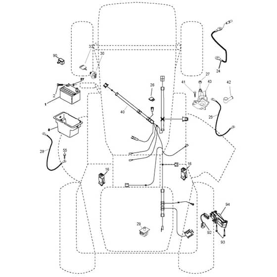 McCulloch M11597 - 96011023409 - 2010-10 - Electrical Parts Diagram