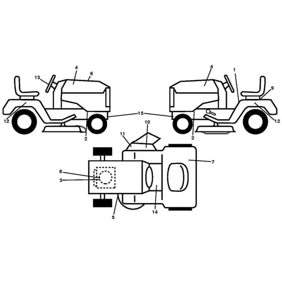 McCulloch M115-77T - 2014-05 - Decals Parts Diagram