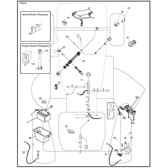 McCulloch M115-97T - 96041037601 - 2016-03 - Electrical Parts Diagram