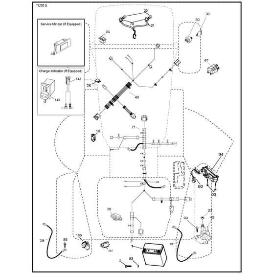 McCulloch M115-97TC - 96051013200 - 2014-06 - Electrical Parts Diagram