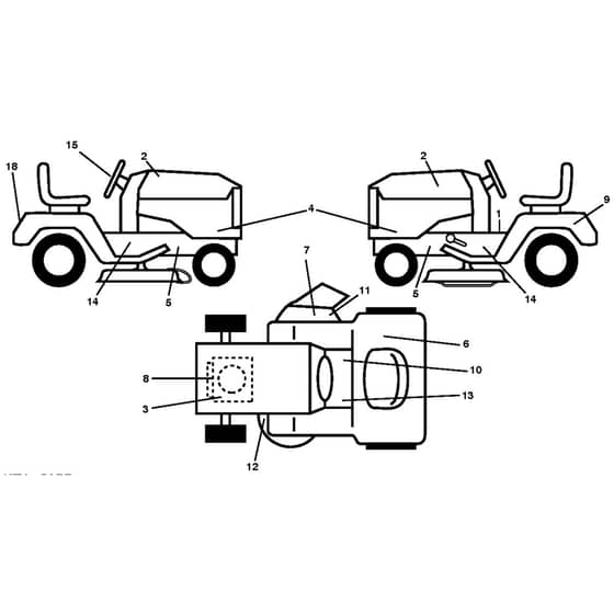 McCulloch M125107H - 96041020301 - 2011-08 - Decals Parts Diagram