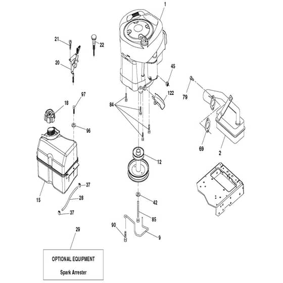 McCulloch M125107T - 96041029001 - 2012-12 - Engine Parts Diagram