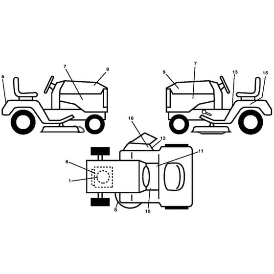McCulloch M12538 - 96011030300 - 2011-09 - Decals Parts Diagram