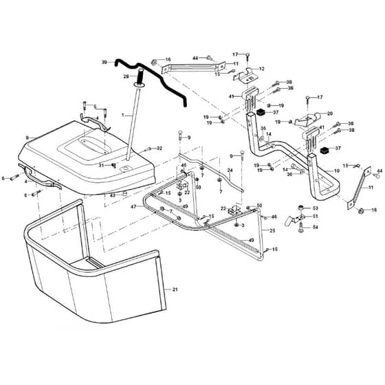 McCulloch M12592RB - 96061016200 - 2008-08 - Bagger Parts Diagram