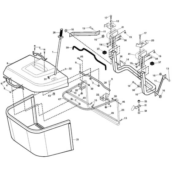 McCulloch M12592RB - 96061016903 - 2010-03 - Bagger Parts Diagram
