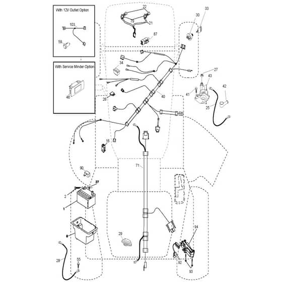 McCulloch M12597 - 96041023800 - 2011-09 - Electrical Parts Diagram