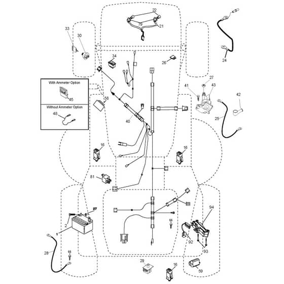 McCulloch M12597HRB - 96061031400 - 2010-09 - Electrical Parts Diagram