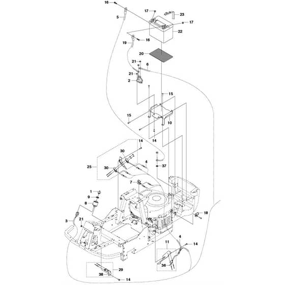 McCulloch M125-85FH - 967186901 - 2016-01 - Electrical Parts Diagram