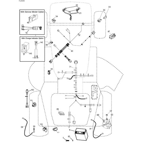 McCulloch M125-97TC - 96051006002 - 2013-07 - Electrical Parts Diagram