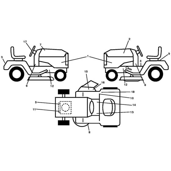 McCulloch M13538 - 96041017701 - 2010-03 - Decals Parts Diagram