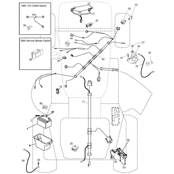 McCulloch M13538 - 96041017701 - 2010-03 - Electrical Parts Diagram