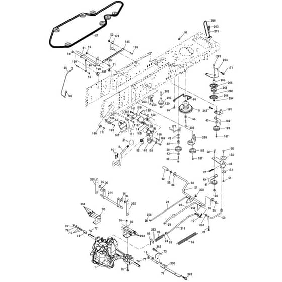 McCulloch M13592HRB - 96061009902 - 2008-08 - Drive Parts Diagram