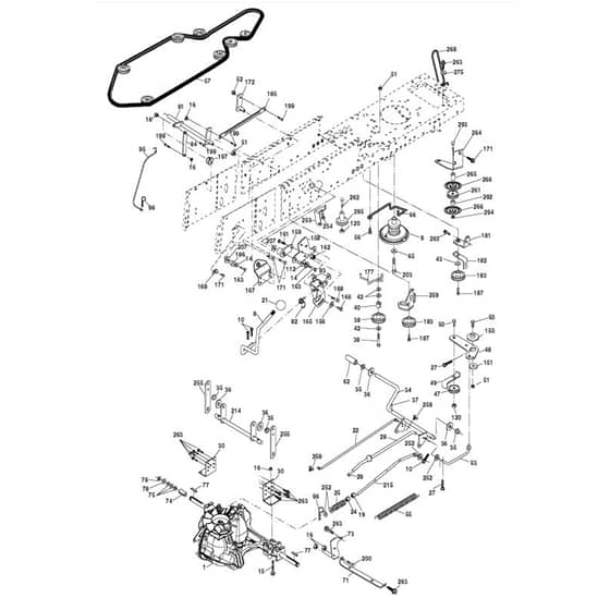 McCulloch M13592HRB - 96061017002 - 2008-08 - Drive Parts Diagram