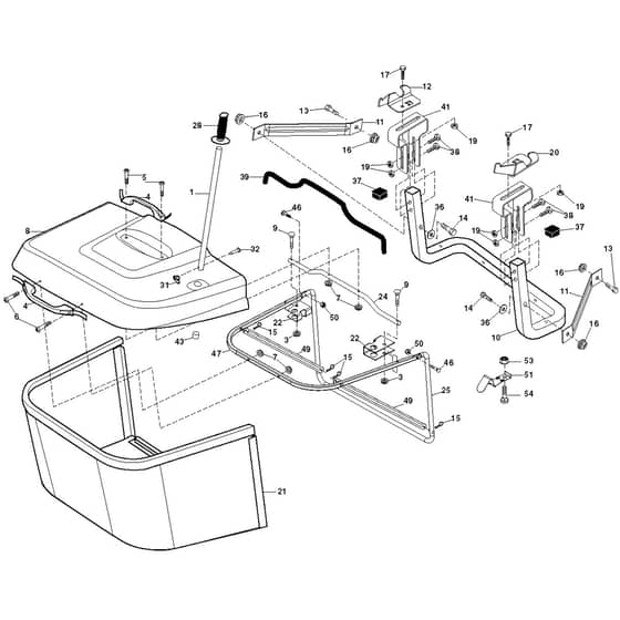McCulloch M13592RB - 96061012403 - 2008-08 - Bagger Parts Diagram
