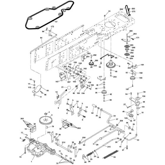 McCulloch M13592RB - 96061012405 - 2009-06 - Drive Parts Diagram