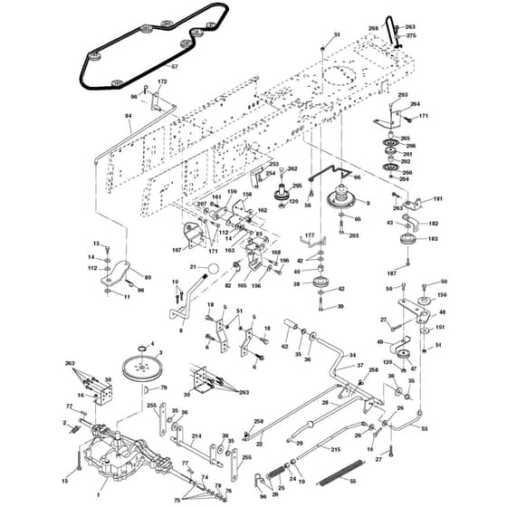 McCulloch M13592RB - 96061012406 - 2009-06 - Drive Parts Diagram