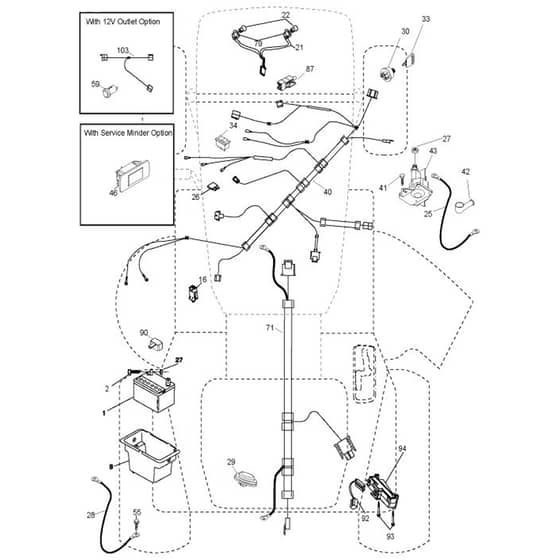 McCulloch M13597H - 96041000903 - 2010-03 - Electrical Parts Diagram
