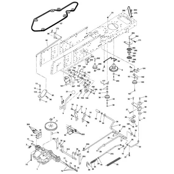 McCulloch M13597RB - 96061029100 - 2010-07 - Drive Parts Diagram