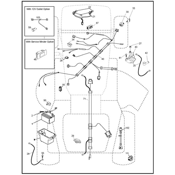 McCulloch M145107HP - 96041027900 - 2011-09 - Electrical Parts Diagram