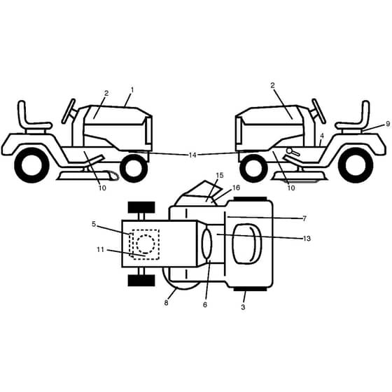 McCulloch M145107T - 96041029300 - 2012-11 - Decals Parts Diagram