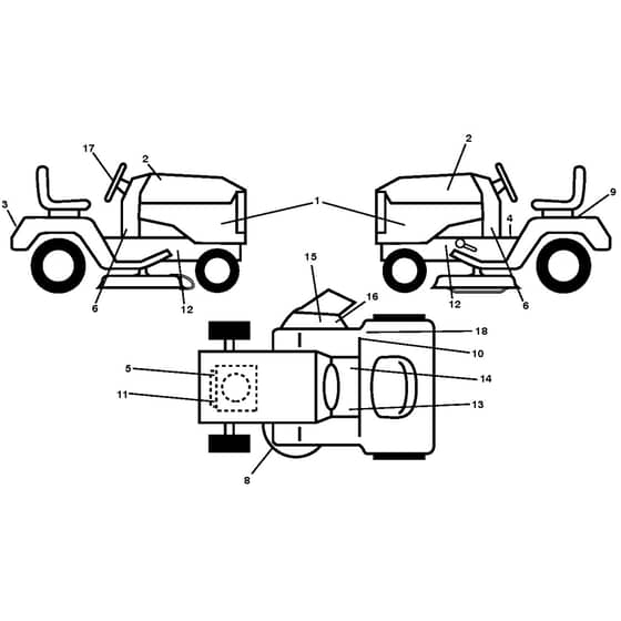 McCulloch M14538 - 96041023102 - 2012-06 - Decals Parts Diagram