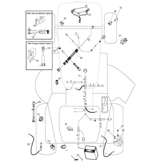 McCulloch M14597TC - 96051006201 - 2012-12 - Electrical Parts Diagram