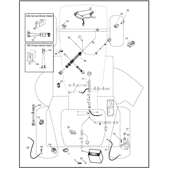 McCulloch M145-97TC - 96051009800 - 2013-06 - Electrical Parts Diagram