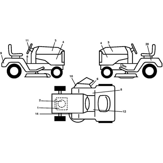 McCulloch M155107A - 96041027300 - 2011-09 - Decals Parts Diagram