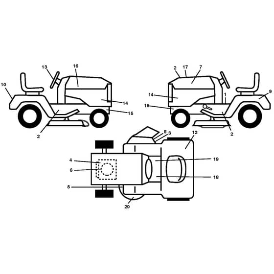 McCulloch M155107H - 96041000700 - 2007-07 - Decals Parts Diagram