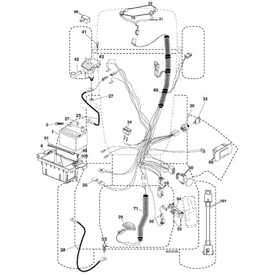 McCulloch M155107H - 96041000700 - 2007-07 - Electrical Parts Diagram