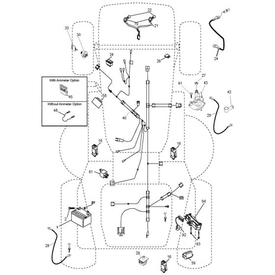 McCulloch M155107HRB - 96061010003 - 2008-08 - Electrical Parts Diagram