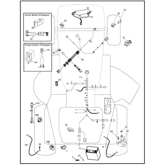 McCulloch M155-107TC POWERDRIVE - 2018-08 - Electrical Parts Diagram