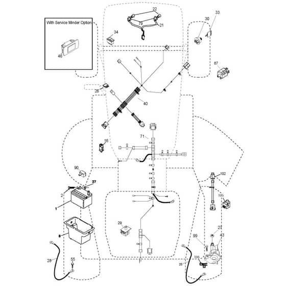 McCulloch M17538H - 96041023201 - 2012-06 - Electrical Parts Diagram