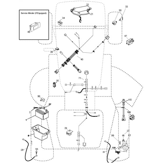 McCulloch M17538H - 96041023202 - 2013-06 - Electrical Parts Diagram