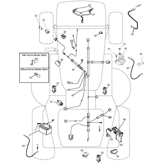 McCulloch M175H38RB - 96061033600 - 2011-06 - Electrical Parts Diagram