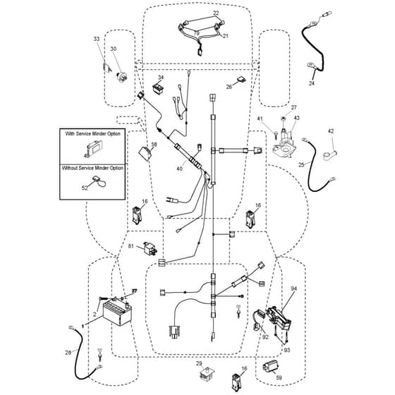 McCulloch M175H38RB - 96061033601 - 2012-08 - Electrical Parts Diagram