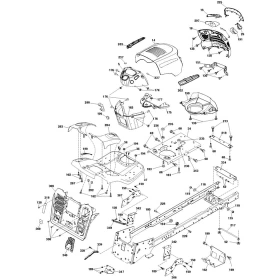 McCulloch M185107TC - 96051006602 - 2013-07 - Chassis & Enclosures Parts Diagram