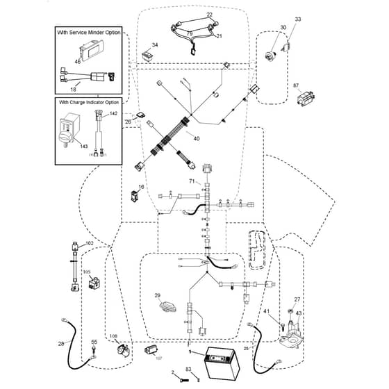 McCulloch M185-107TC - 96051006701 - 2013-01 - Electrical Parts Diagram