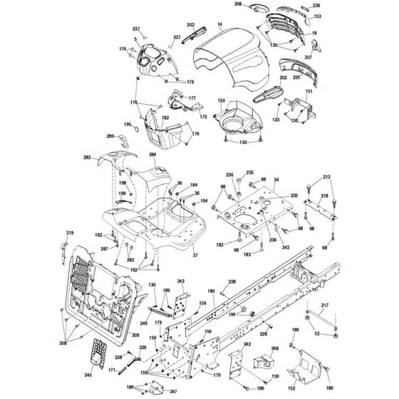 McCulloch M200107HRB - 96051004000 - 2011-12 - Chassis & Enclosures Parts Diagram