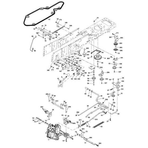 McCulloch M200107HRB - 96061022803 - 2010-10 - Drive Parts Diagram