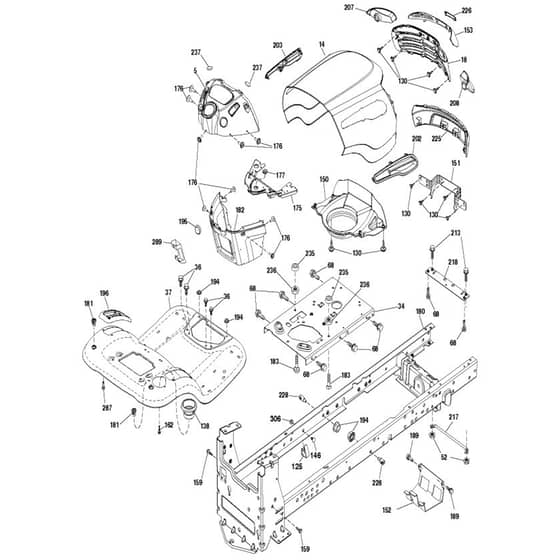McCulloch M200117H - 96041022202 - 2012-01 - Chassis & Enclosures Parts Diagram
