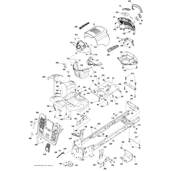 McCulloch M200-107TC - 96051006801 - 2013-01 - Chassis & Enclosures Parts Diagram