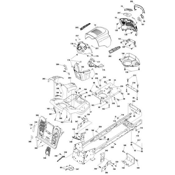 McCulloch M200-107TC - 96051011700 - 2013-06 - Chassis & Enclosures Parts Diagram